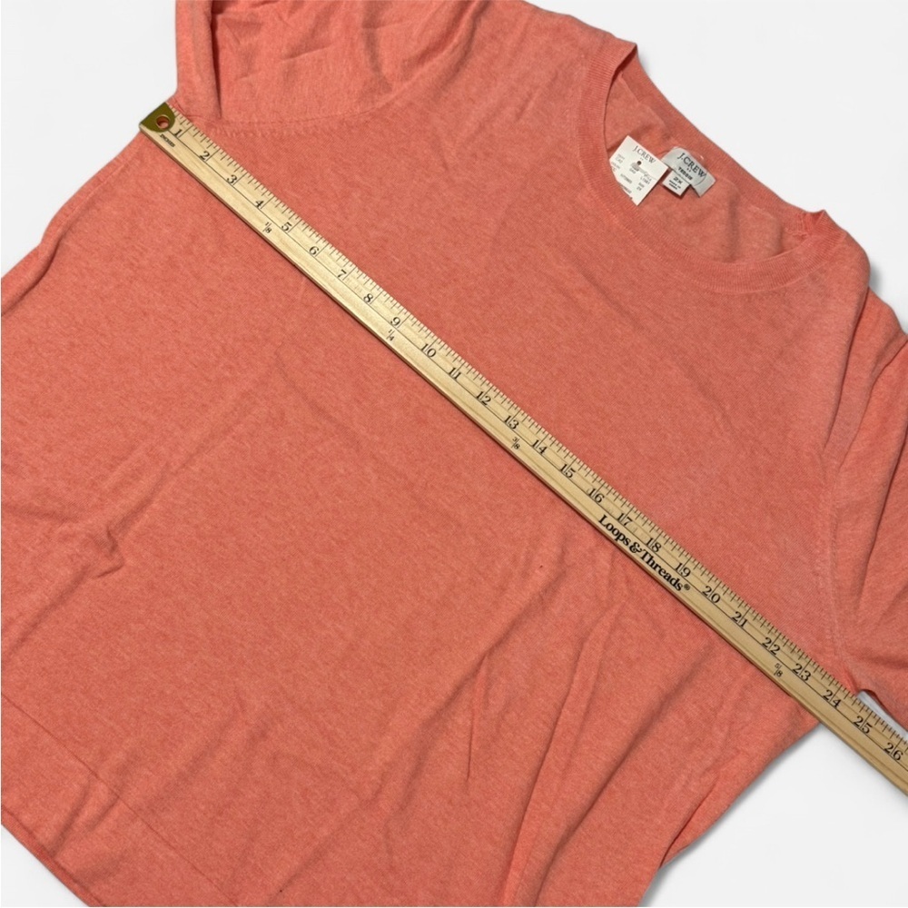 J. Crew Women's Coral Crewneck Teddie Sweater Size 2X - Picture 6 of 7